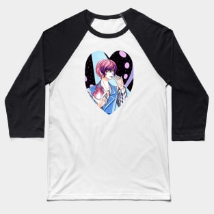 Flaming Love Anime Party Baseball T-Shirt